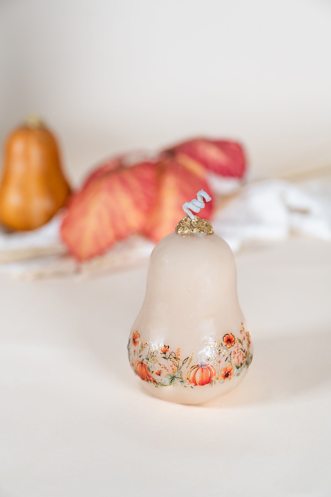 Squash Decorative Candle