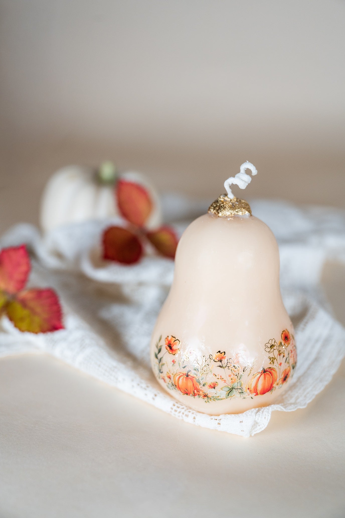 Squash Decorative Candle