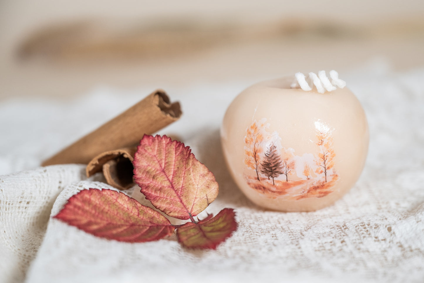 Apple Decorative Candle
