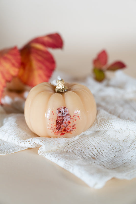 Decorative Pumpkin Candle
