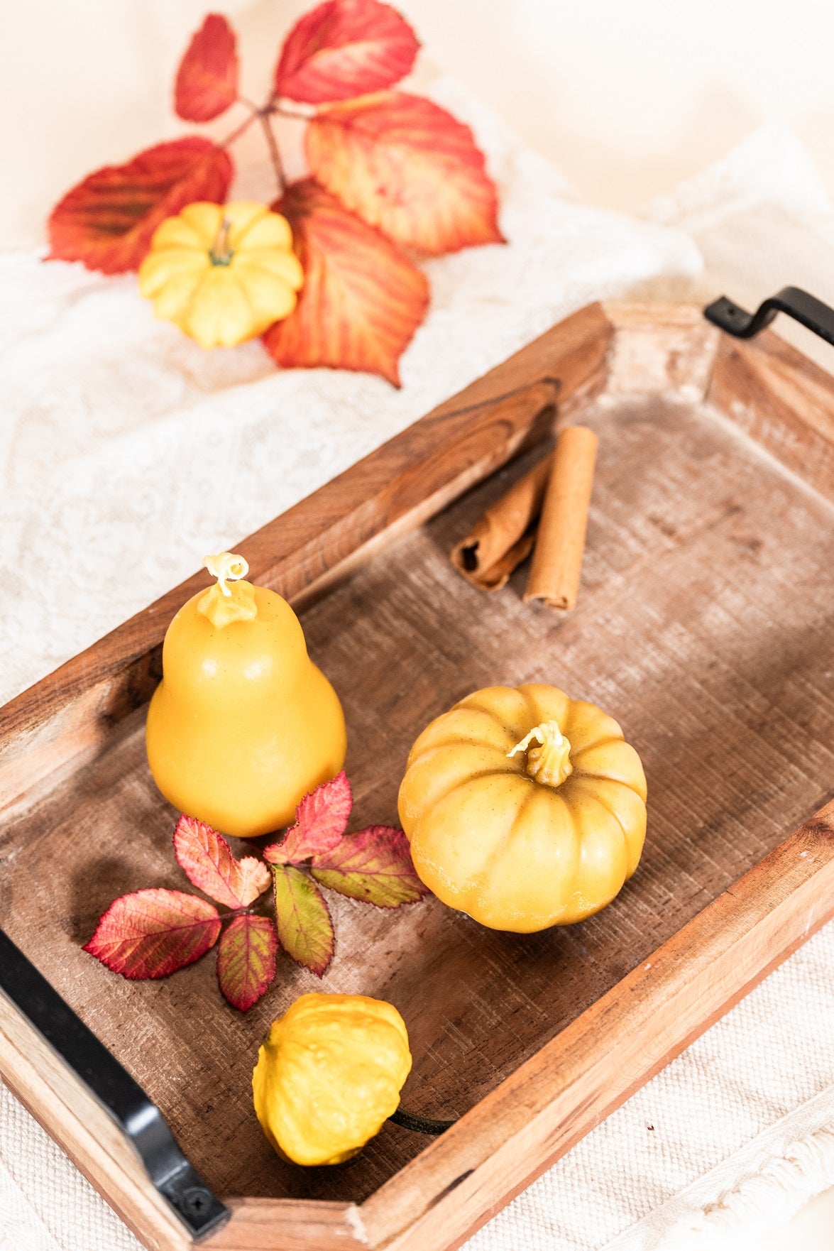 Beeswax Pumpkin Candle
