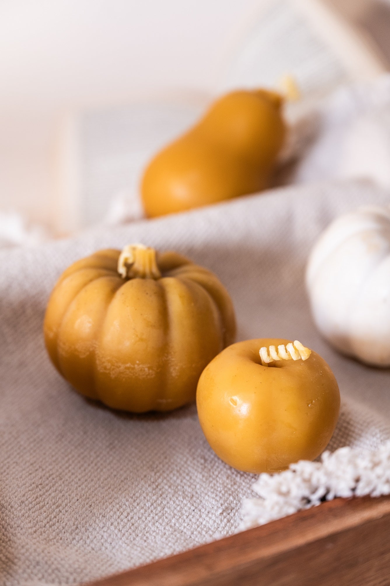 Beeswax Pumpkin Candle