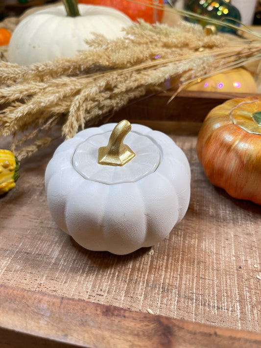 Pumpkin candle. Soy wax with wooden wick