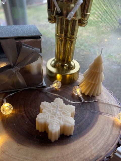 Snowflake Soy Wax Candle
